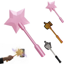 3D Printed Wand Tap to Pay, Tap to Pay Wand,Star Magic Wand Contactless Payment Card Holder, Tap-to-Pay Credit Card Wand (Pink)