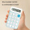 AuroraX Compact Basic Calculator Simple Office Pocket Calculator,Handheld 8 Digit Standard 4 Function Calculator Learning College Study Supplies 5