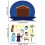 Nativity Scene Stickers Religious Christmas Decor Set for 3