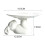 Easter Bunny Cupcake Stand, 6-inch Ceramic Dessert Plate with Raised Edge – Compatible with Easter Decor 2