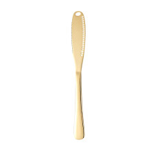 Stainless Steel Butter Spreader Kitchen Gadgets Multifunctional Chopping Slot With Serrated Edge Ideal for Culinary Preparation and Serving