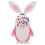 Easter gnome doll rabbit decoration handmade 1/3 pcs 3