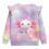 Kleinkind Mädchen Sweatshirt mit Rüschen an den Schultern, langärmelig, rosa 2