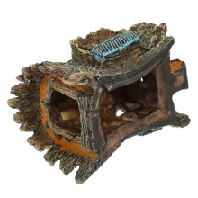 Assorted Color Resin Treehouse for Aquarium Decor and Fish Shelter