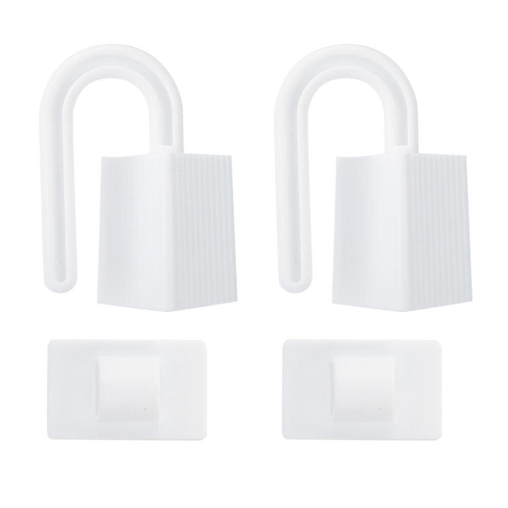 2-Pack Door Stopper Clip Safety Lock – Toddler Baby Figure Protector, Anti-Pinch Clamp for Most Doors, Lightweight & Eco-Friendly