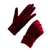 Women's Gloves Mittens Short Opera Velvet Gloves For Women Wrist Long 1920S Flapper Banquet,Red Women's Accessories Gloves Mittens