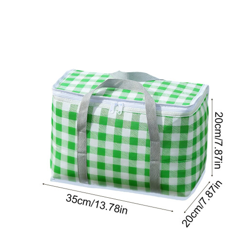 Insulated Reusable Grocery Bag Zippered 1 Pack 2