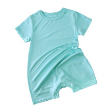 Infant Newborn Baby Boys Girls Romper Jumpsuit Footless Short Sleeve Sleeper Play And Sleep Outfit Green 0-3 Months