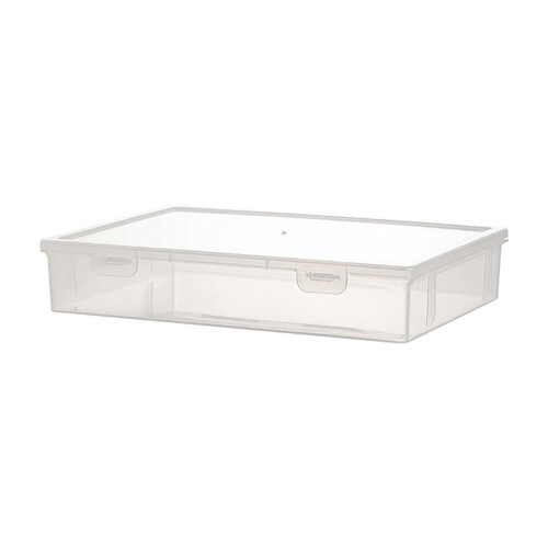 Clearance Under 1$ Large Capacity Storage, Transparent Desktop File Storage Box Plastic Office Student Study Document Storage Box