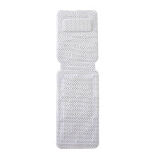 Full Body Bath Pillow Non-Slip Bathtub Mat Luxury Cushion Supports Your Head Neck Store with Ease