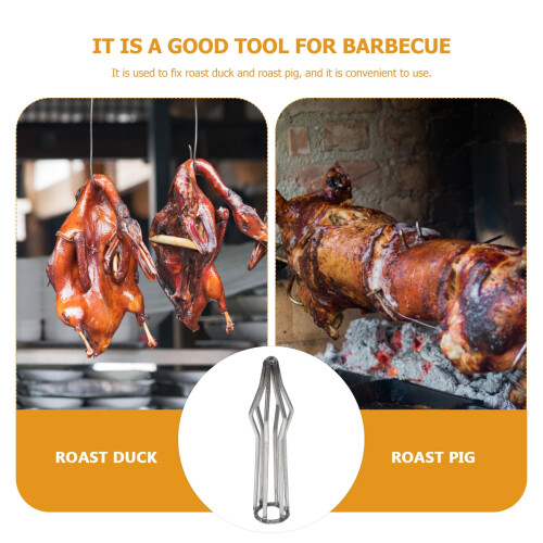 Vertical Bbq Chicken Roaster Rack Peking Duck Roaster 2Pcs 2
