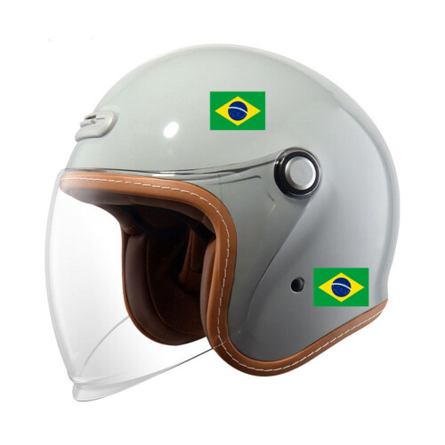 3 PCS Flag Sticker Brazil Flag Stickers 2