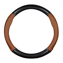 Anti-Slip Breathable Steering Wheel Cover, Universal for Mazda All Models – Perforated Brown, Compatible with Mazda