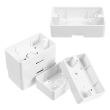 Plastic Junction Box Surface Mount 6 pcs