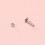 Surgical Steel Lip Ring Crystal Labret Piercing 20 pcs 4