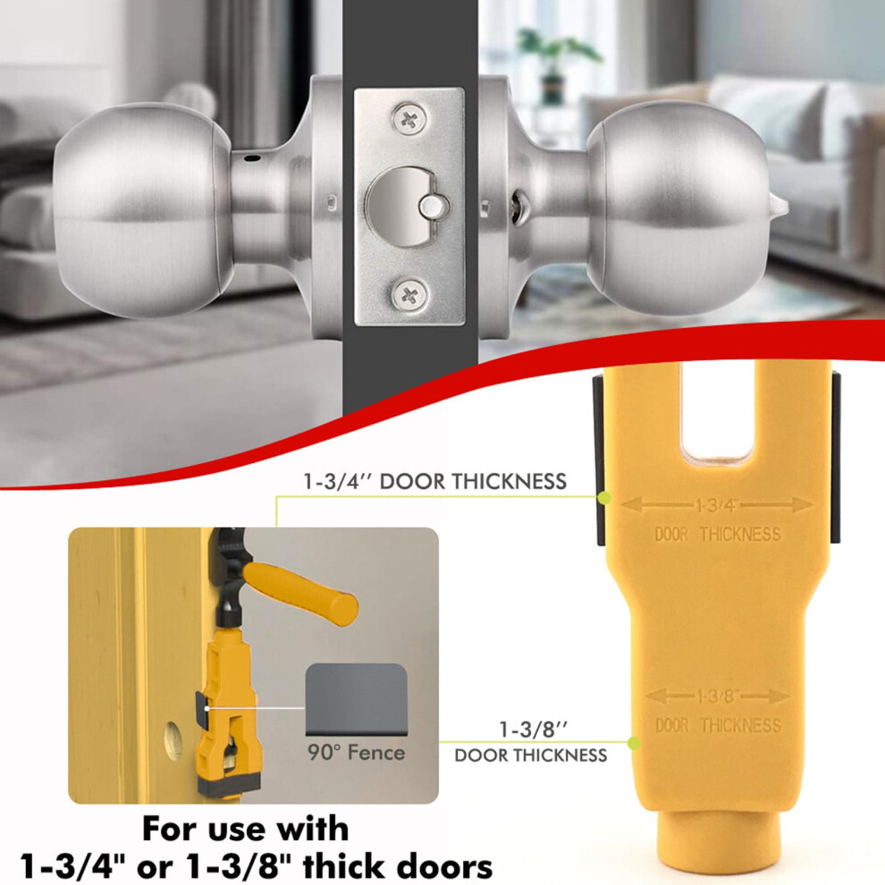 Door Latch Template Tool For Accurate Material Removal By 9128909416546