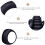Black Inflatable Snow Tube Winter Sledding 1 Pack 5