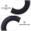 Black Inflatable Snow Tube Winter Sledding 1 Pack 7