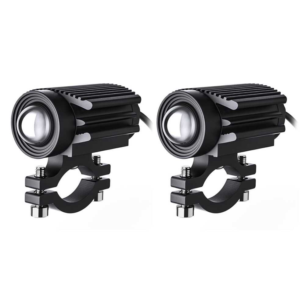 60W Led Fog Lights Â Pods, Projector Spotlight, Compatible With Jeep, Motorcycle, Atv, Utv, Suv, Tractor, Truck, Boat (2 Pack) White/Amber 9097180907206