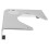 Silver Resin Hard Plastic Billiard Table Corner Plate for Decoration 4 Pieces 6