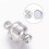 Brass Oval Magnetic Clasp 11x7mm Platinum 5 Sets 2