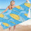Serviette de plage en microfibre anti-sable 76 x 152 cm 5