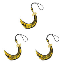 2025 Graduation Tassels (3/2/1pcs), Multi-Color Academic Cap Tassels with "2025" – Compatible with Standard Grad Caps