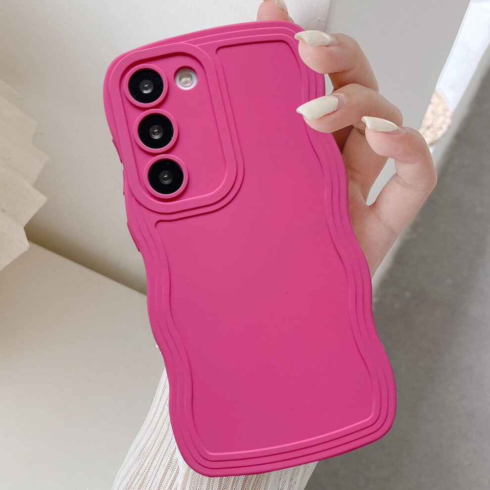 Wave Frame Case For Samsung Galaxy A15 4G/5G Â Slim, Shockproof, Anti-Scratch Tpu Bumper Cover In Hot Pink 9097180907046