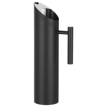 2L Stainless Steel Water Pitcher Water Jug Coffee Pots For Tea Juice Beer Milk Kitchen Essentials (Painted Black)