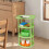 Modern Green Side Table with Cloud Shelf, 75 x 35 cm 5