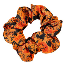 Halloween Hair Scrunchies Elastic Satins Hair Ties Ponytail Holders Hair Bands Halloween Accessories for Women Girls Color 5