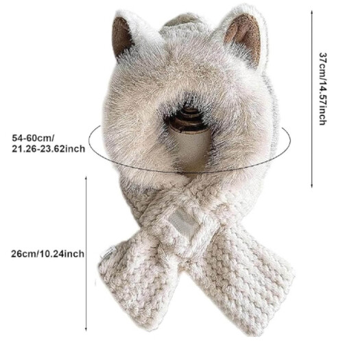 Women's Winter Knitted Hat and Scarf Set 2025 1