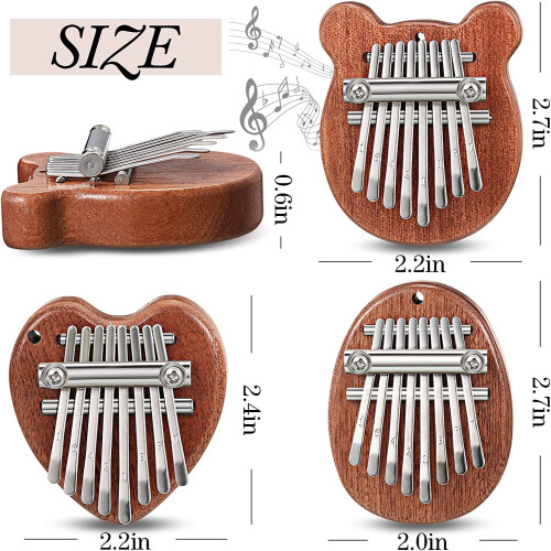 Kalimba8Key εξαιρετικό πιάνο αντίχειρα με δάχτυλο και αντίχειρα, μουσικό αξεσουάρ 2