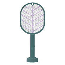2-in-1 Electric Fly Swatter & Bug Zapper with UV Light, Rechargeable, Stand/Handheld, for Indoor/Outdoor Use