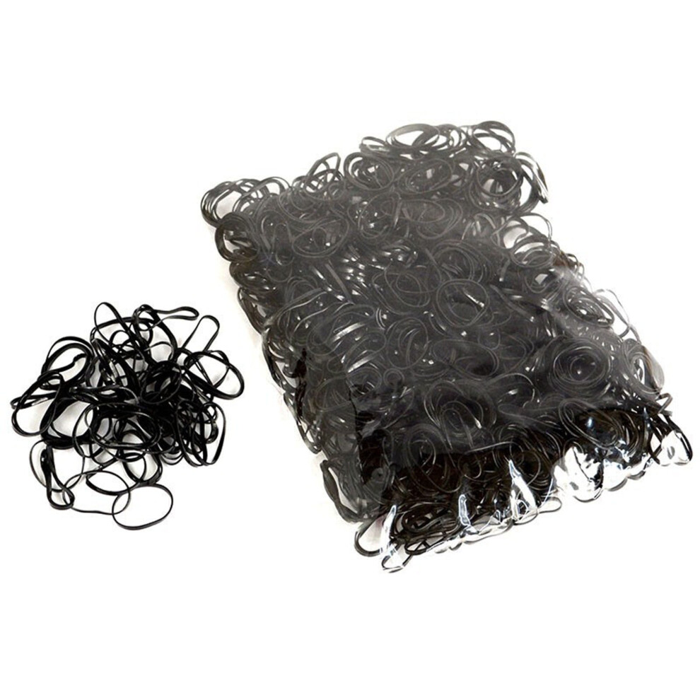 1000 Glow-In-The-Dark Rubber Bands - Mega Pack For Bracelets And Crafts 9132278107981