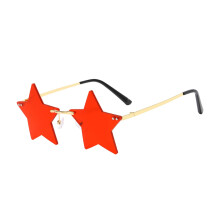 Stylish Rimless Star Eyewear for Outdoor Activities and Prom Night Party Streetwear Fashion