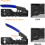 Εργαλείο πτύχωσης RJ45, πτύχωση διέλευσης Ethernet "όλα σε ένα" για συνδέσμους CAT7CAT6A 3