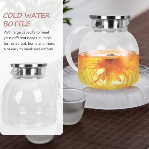 Small Water Pitcher with Lid for Fridge, Practical Compact Jug for Cold Drinks and Storage 2