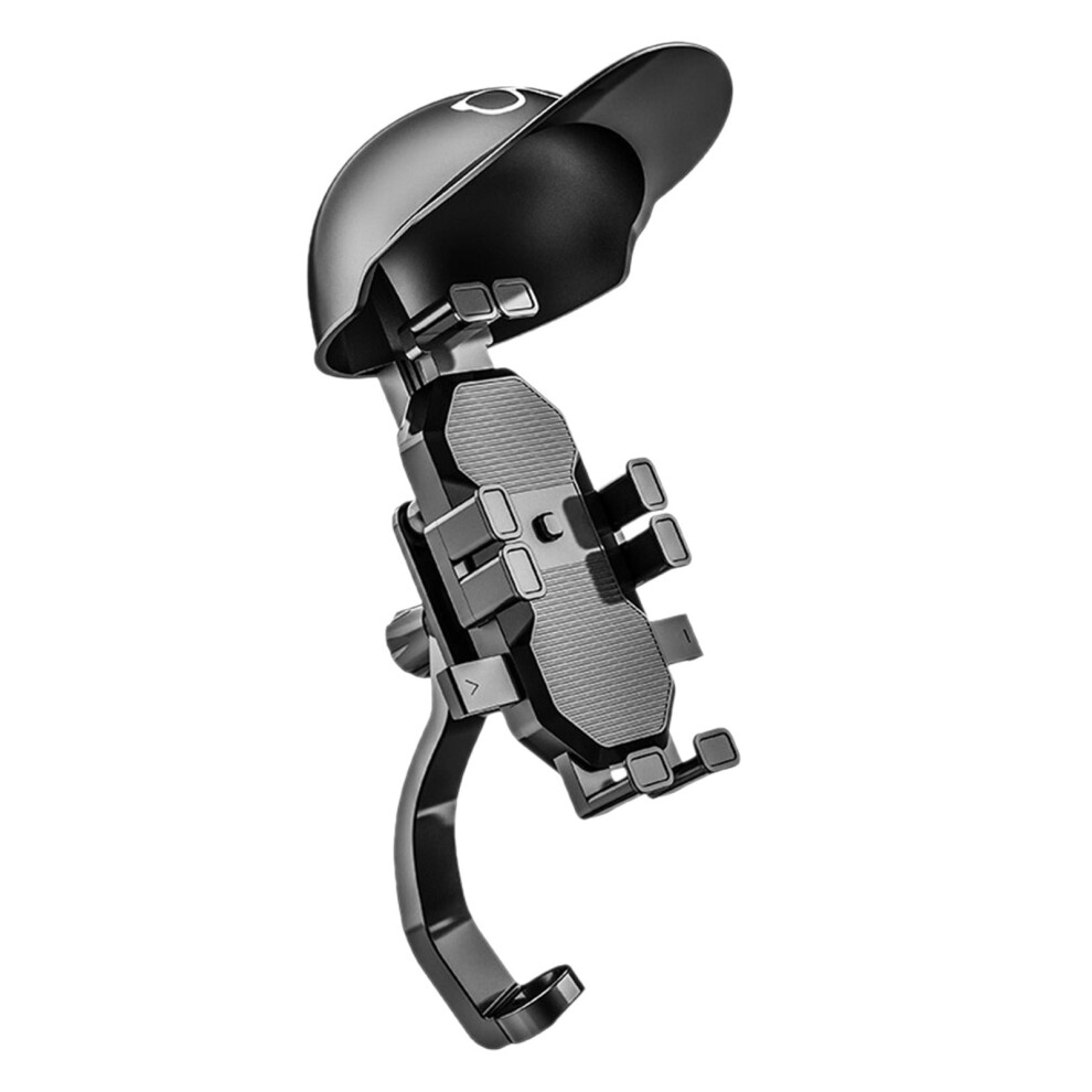Motorcycle Phone Holder With Helmet Rain Shield Â Durable, Easy Install, Secure Grip, Sun & Rain Protection 9401284826699