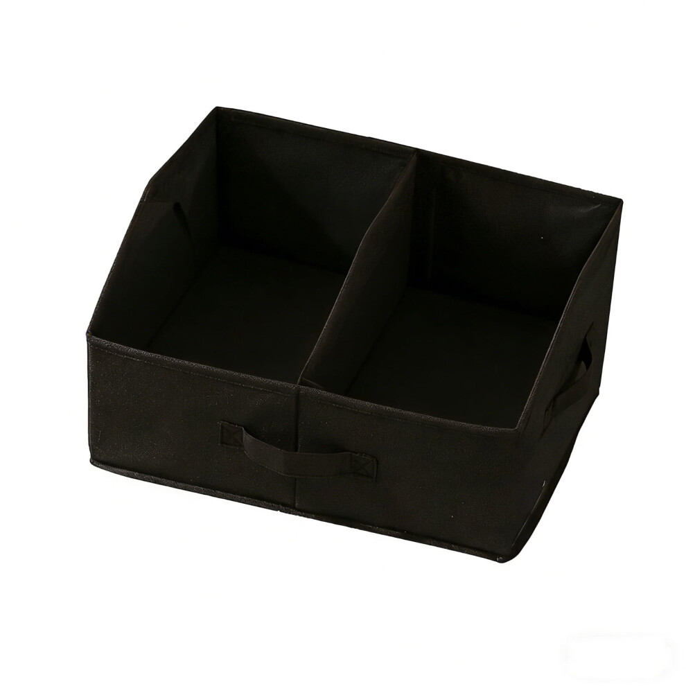 Large Capacity Foldable Fabric Storage Bin with Compartments, Trapezoid Design – Compatible with Nursery, Bedroom, Closet