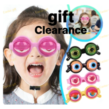 Winking Glasses with Blinking Eyes - Funny Crazy Blink Eye Glasses - Crazy Eyes Prop Glasses for Adults Party