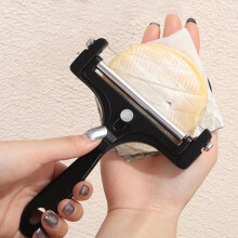 Cooking Utensils Stainless Steel Cheese Slicers Adjustable Thickness Manual Grater Kitchen Gadget for Soft and Semi-Hard Block Cheese Butter Cutter