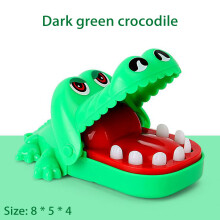 Crocodile Teeth Game for Crocodile Biting Finger Dentist Games,Mini Chomping Alligator Teeth Family Tabletop Party Decor Adult, Green
