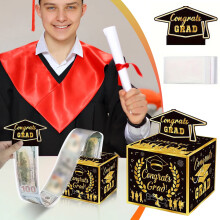 Graduation Party Money Gift Box – Unique Cash Surprise & Decor, Compatible with All Graduation Themes