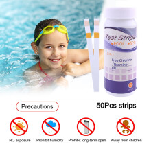 Hot Tub Test Strips 3 in 1 Quick Accurate Pool Test Strips - 50 Spa Test Strips for Hot Tub, Water Test Kit for pH Chlorine/Bromine Alkalinity