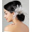 Bridal1920s Flapper Feather Clipper Pin Crystal White Feather Roaring20s Headpiece Χορός Πάρτι Φεστιβάλ Κοσμήματα 1