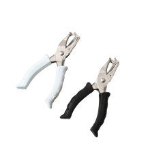 Manueller 6-mm-Rundlocher, 2er-Pack, Schwarz/Weiß, mit komfortablem Griff