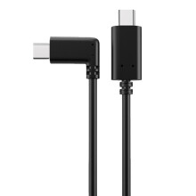 Cabo USB-C para USB-C de 100 W com ângulo reto, carregamento PD, transferência de dados de 480 Mbps, compatível com vários dispositivos,
