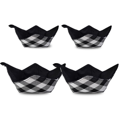 4 τεμάχια μπολ Snuggies, θήκες για μπολ κατάλληλες για φούρνο μικροκυμάτων για να