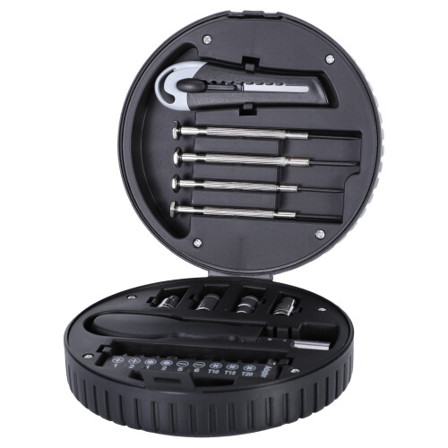 Household Hand Tool Combination Plastic 20-Pcs 5.3x5.3in